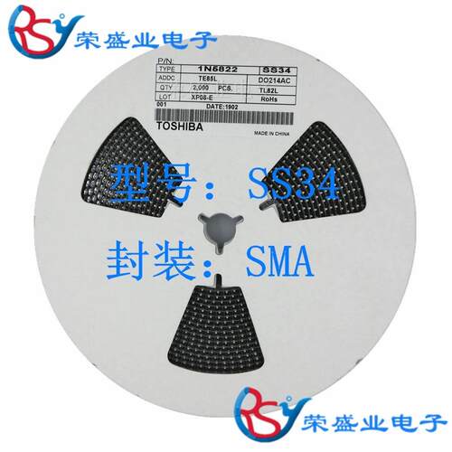 SS34341N58223A40V贴片SMADO-214AC肖特基二极管现货供应