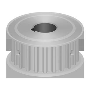 N12 S8M60齿 高扭矩同步皮带轮60S8M150 两面平同步轮AF型