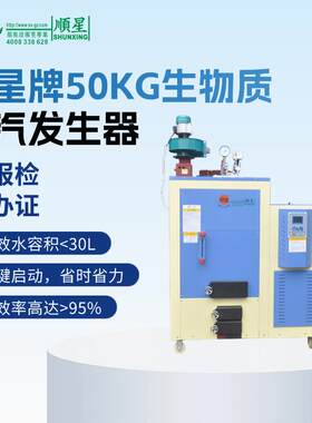 广州顺星牌生物质50KG-80KG-100KG颗粒锅炉 厂家直销制衣厂锅炉