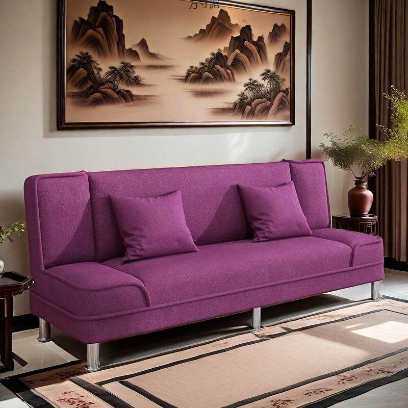 简易客厅可折叠两用小户型出租屋沙发出租房长条沙发凳简约便宜床