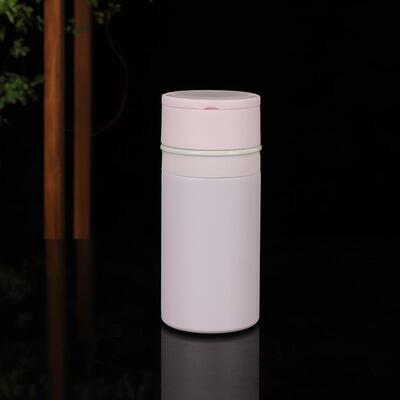 高档保离温杯纯陶瓷胆骨瓷水杯大内容一体月牙茶水量分便携中药杯