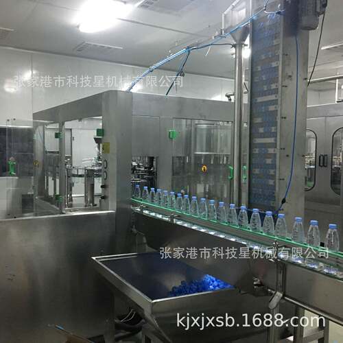 瓶装全自动三合一纯净水灌装机pet瓶机械