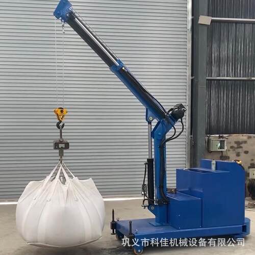 液压移动起重机多功能折叠吊机引擎吊机工厂仓库2吨电动吊运机
