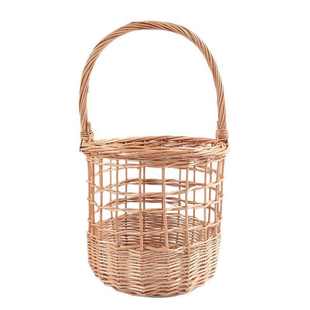 藤编收纳筐收纳篮购物篮小花篮礼品篮柳编水果篮手提买菜篮子田园