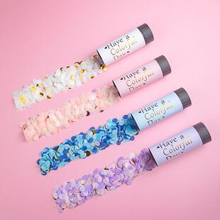 Mini handheld confetti cannon for weddings, fireworks, parti