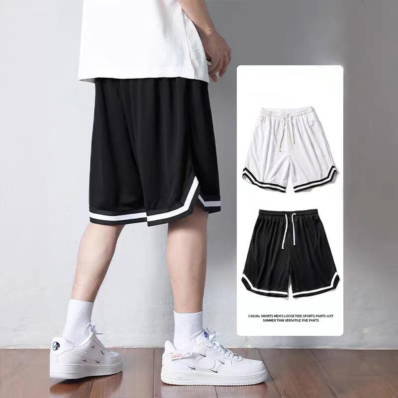 Men Dry Basketball Shorts Warm Up Breathable Training Pants