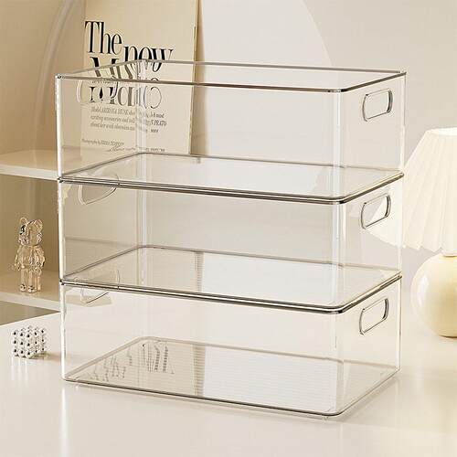 Transparent Storage Box Desktop Snack and Small Item Organiz