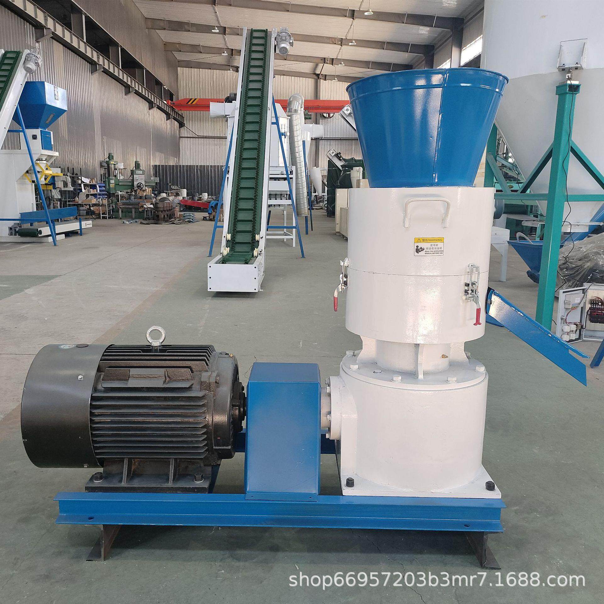 小型平模动辊木屑颗粒机时产400-500kg厂家直销
