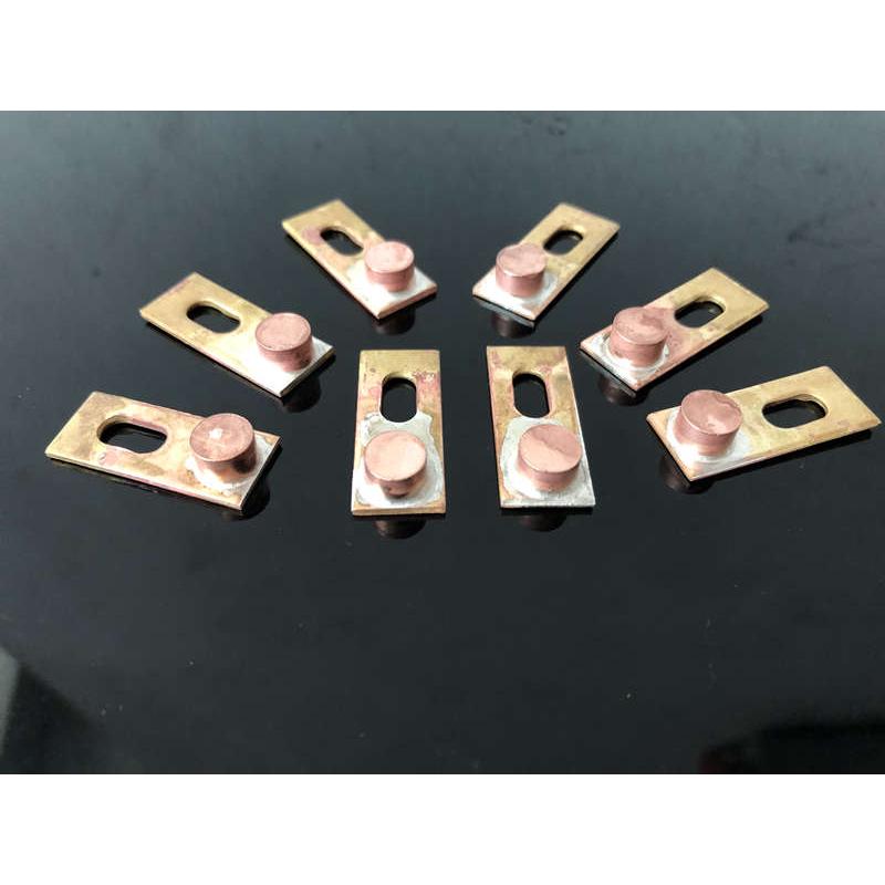机械白金机紫铜触点 逆变器白金触点 直径8MM厚度5MM 一对价