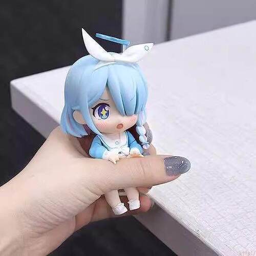 蔚蓝碧蓝档案粘土人阿罗娜手办模型美少女摆件动漫礼物可动现货