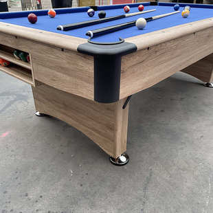 新款8尺折叠台球桌 成人室内家用型桌球台2合1 Pool table