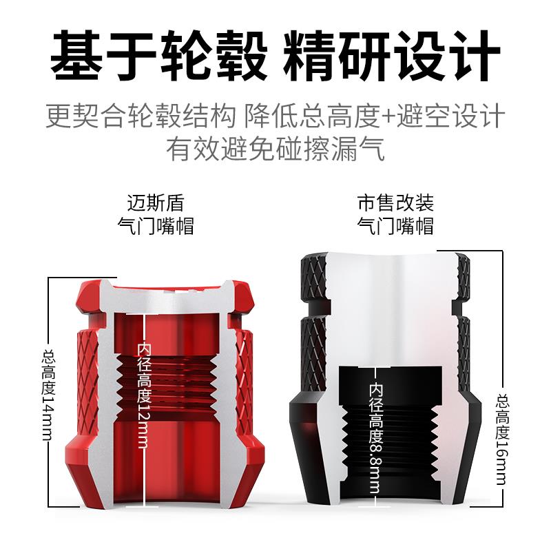汽车轮胎气门嘴帽铝合金属气门芯盖保护盖通用型即用装饰帽
