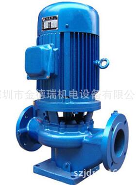 GD80-21管道循环泵4KW冷却泵、立式单吸离心管道泵