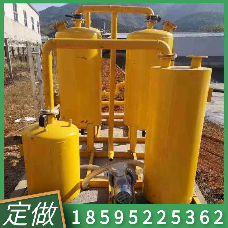 沼气脱硫净化器不锈钢脱水脱硫塔湿式脱硫罐阻火器沼气池全套设备