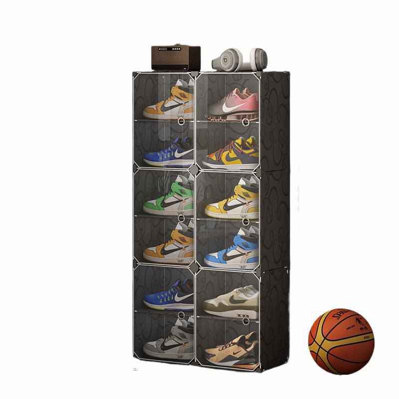 鞋盒收纳盒透明折叠鞋架仿亚克力塑料球鞋子收纳省空间鞋柜,居家布艺,收纳盒,淘宝优惠券,粉丝福利购,淘宝优惠卷