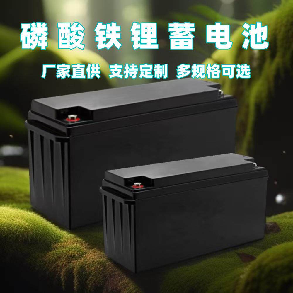 太阳能风光互补湿地公园监测离网供电磷酸铁锂储能蓄电池12V200A