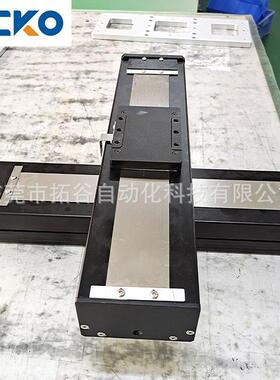 全封闭丝杆直线模组防尘放异物钢带结构密封线性导轨滑台模组