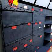 超市货架展示架挂钩金属电镀便利店小卖部横梁配件洞洞板小网钩