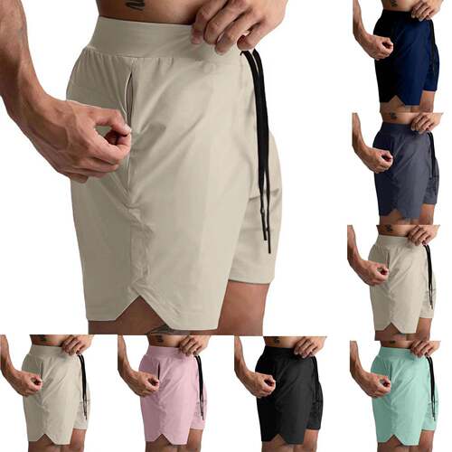High Level Men'S Loose-Fitting Polyester Male Gym Workout
