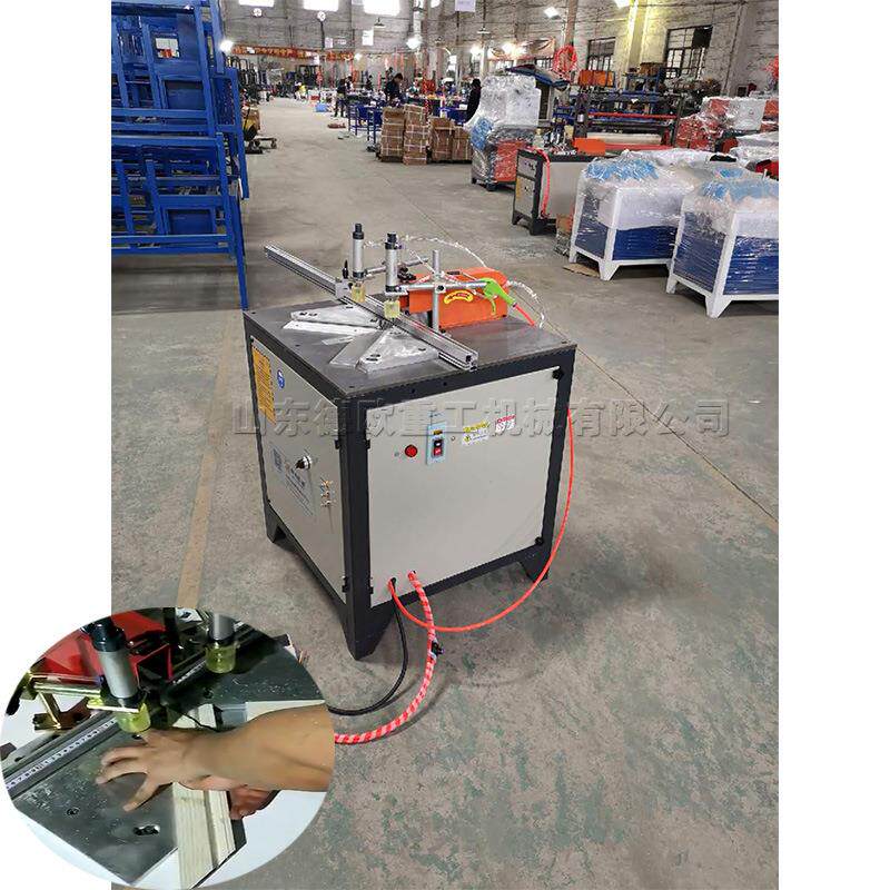 供应铝型材锯切下料机门窗型材切角机十字绣裱框切45度角机