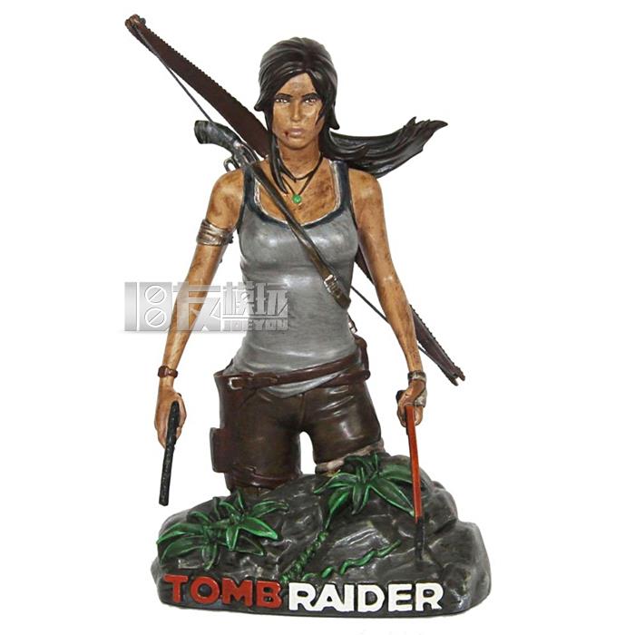 Gameforged 古墓丽影 劳拉 半身雕像 5寸手办Tomb Raider