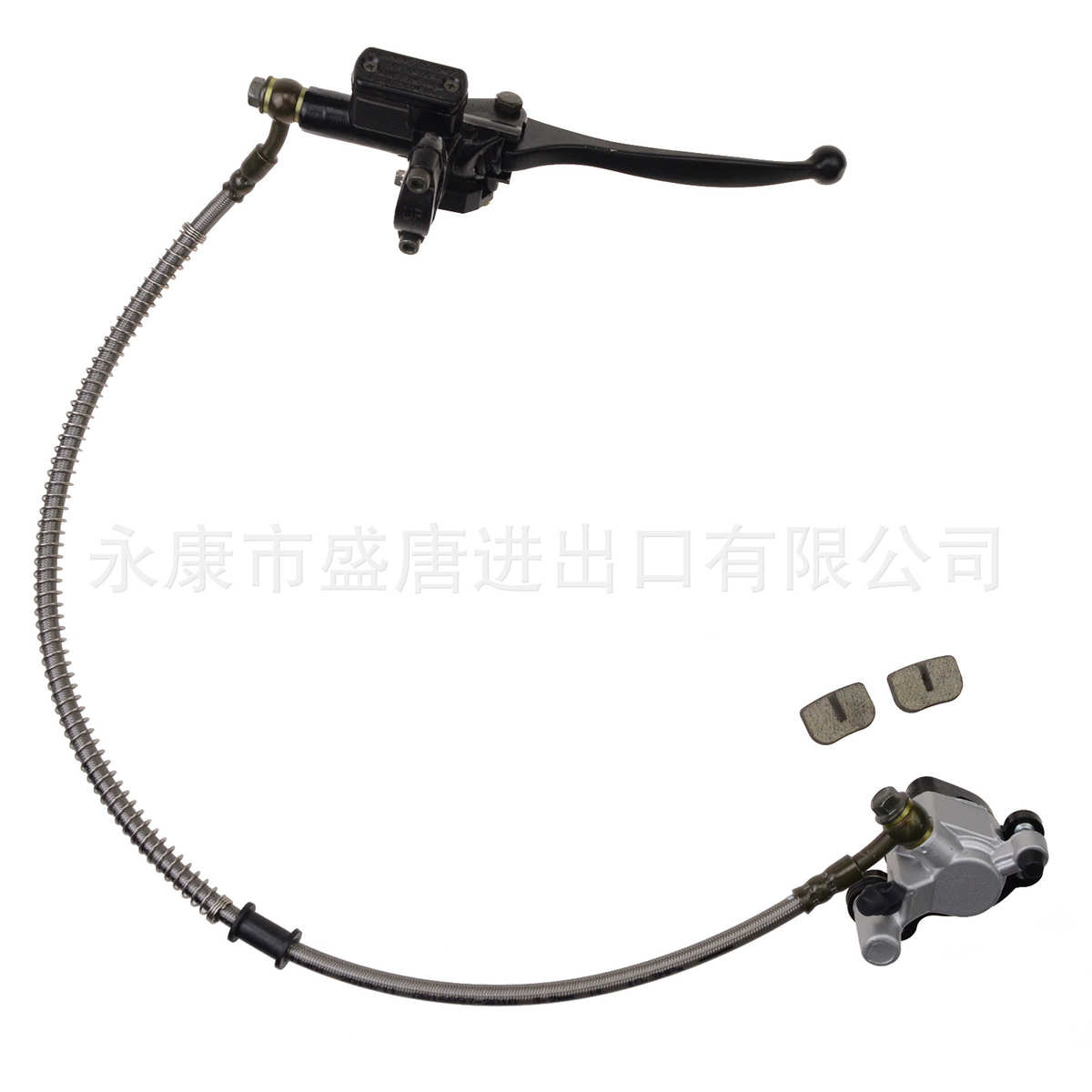 GOOFIT 带刹车片配件2冲程43cc 49cc 的前盘式制动总泵适配