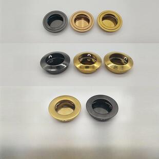 抽屉拉手小 圆形不锈钢嵌入隐形式暗装柜门推拉门小把手包邮内扣