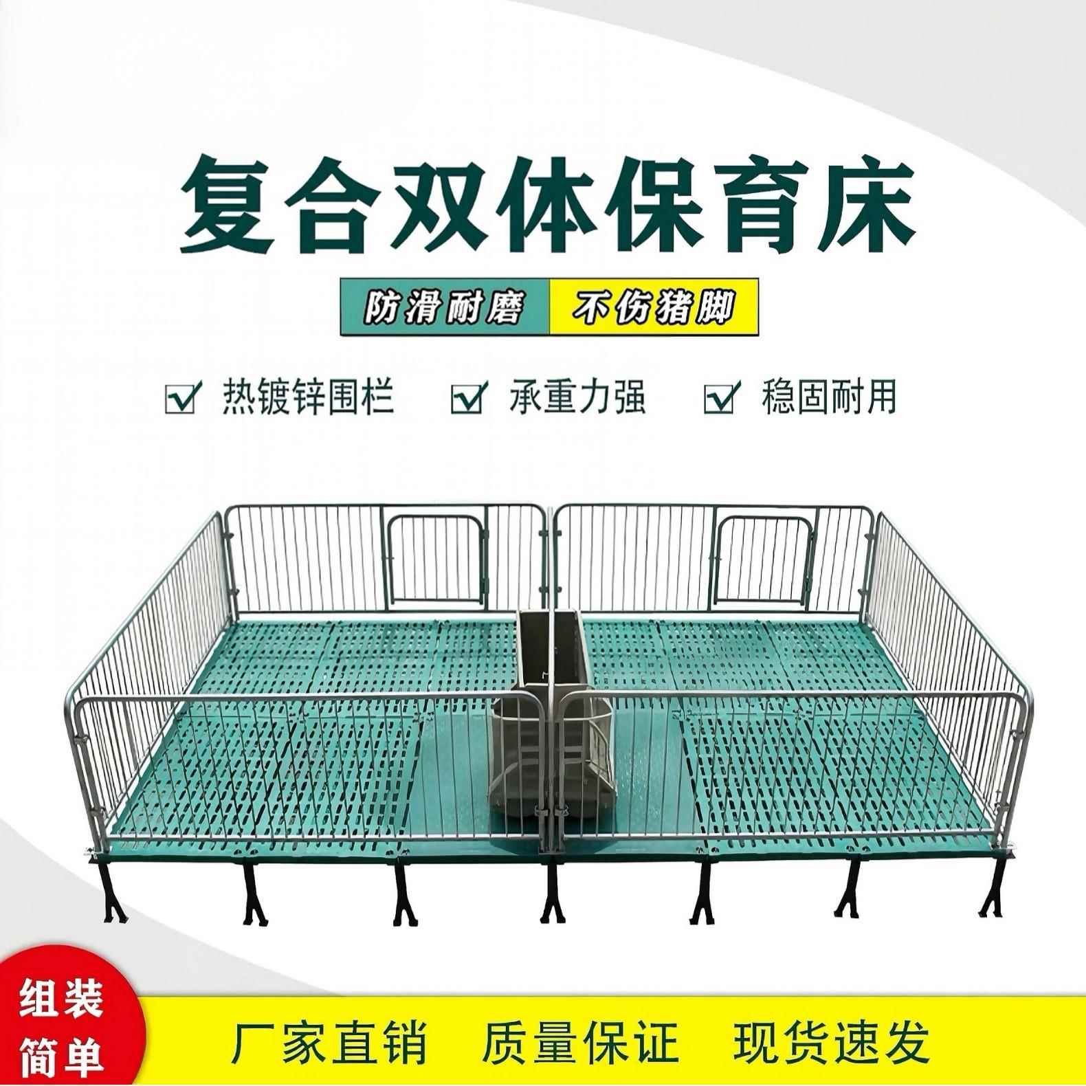 仔猪保育床围栏复合漏粪板带电热板小猪保育栏猪床母猪产床定位栏