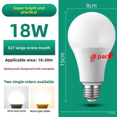 Led bulb light, chandelier, eye protection no strobe bulb