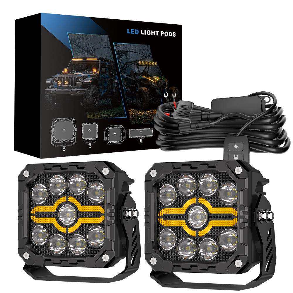 DXZ黑武士BF4-9pro改装套件led工作灯越野灯suv皮卡