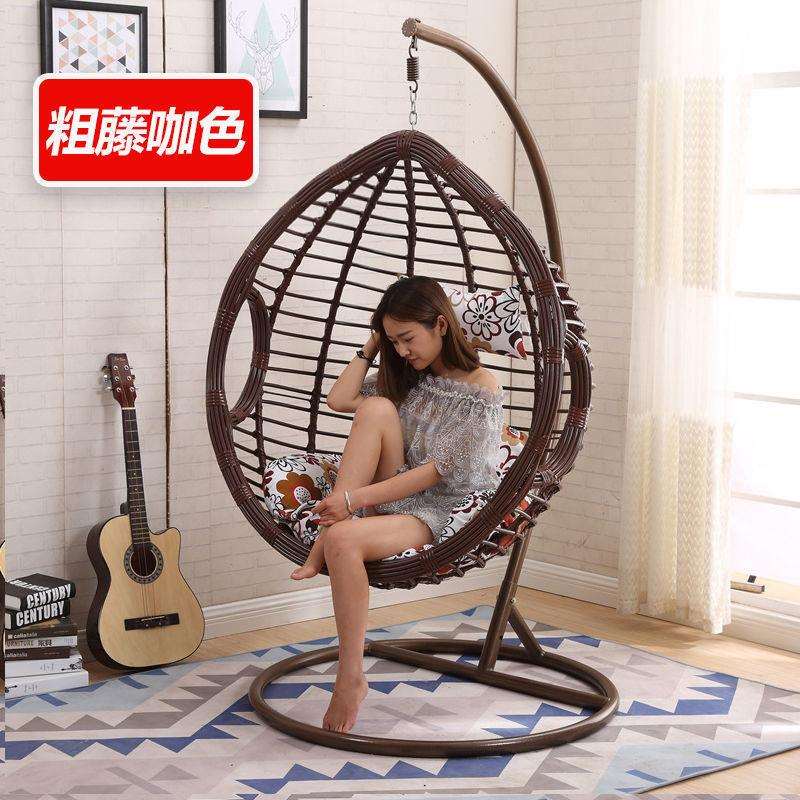 吊篮藤椅新款吊椅阳台家用室内摇椅家用吊椅卧室少女心摇摇椅躺椅