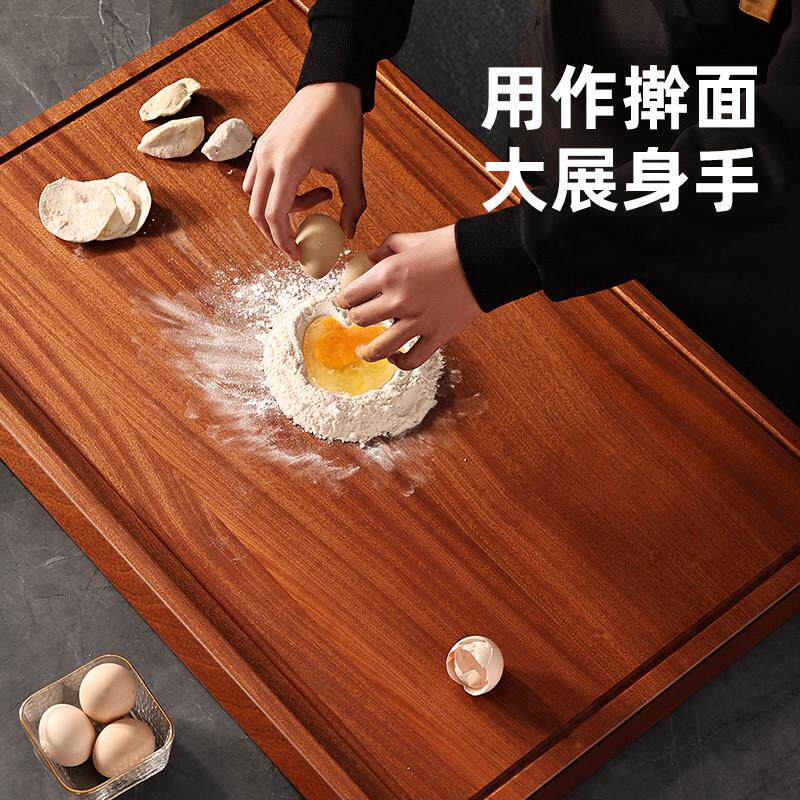 家用擀面 面板实木切菜板厨房和面 面板案板不粘砧板特大号加厚揉
