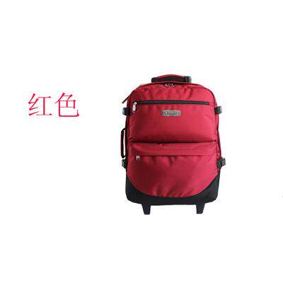 高档新品拉功杆背包拖包大容量多书包带轮袋旅能行包行李箱登机包