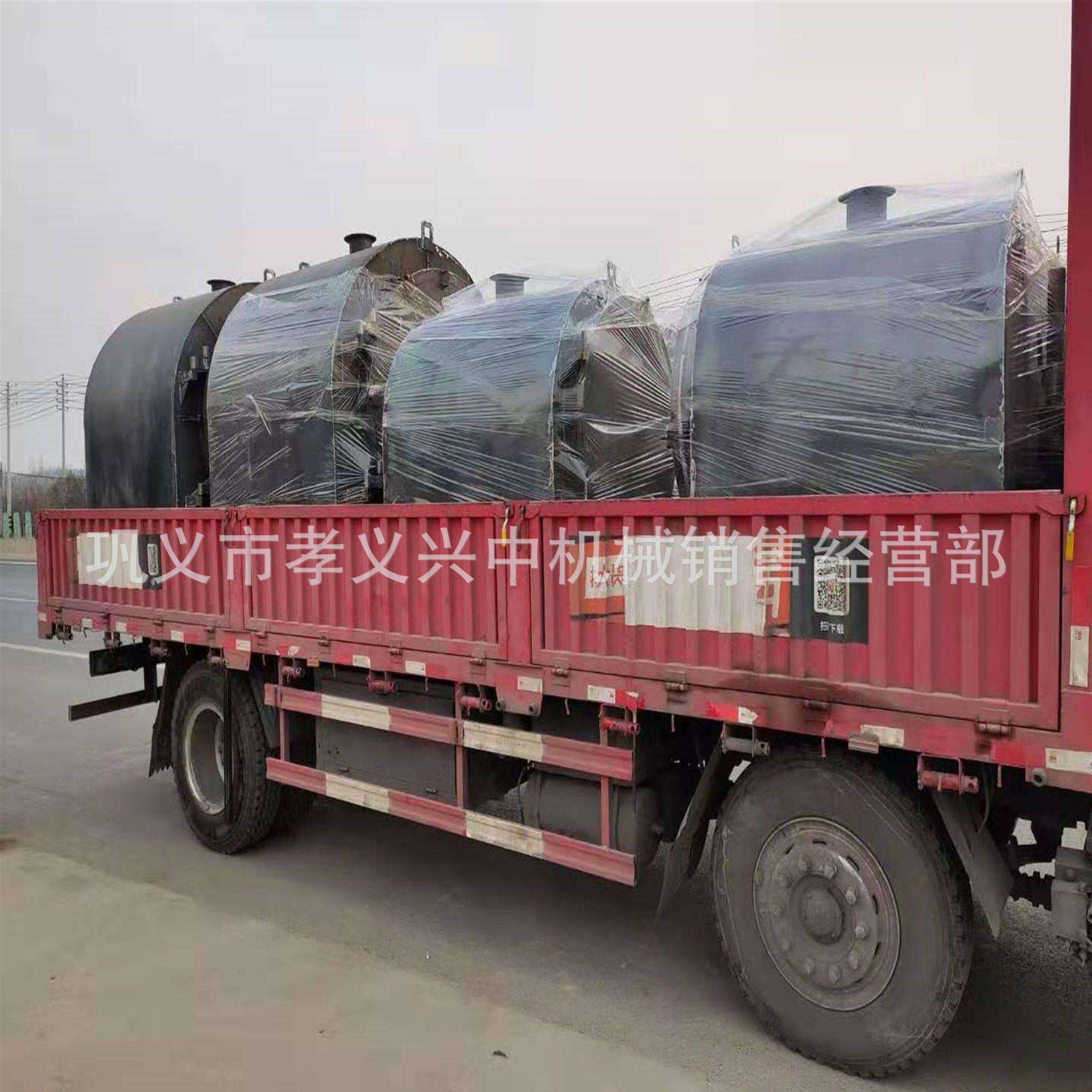 家庭小型炭化炉 硬杂木炭化设备 卧式青冈木烧炭炉出售