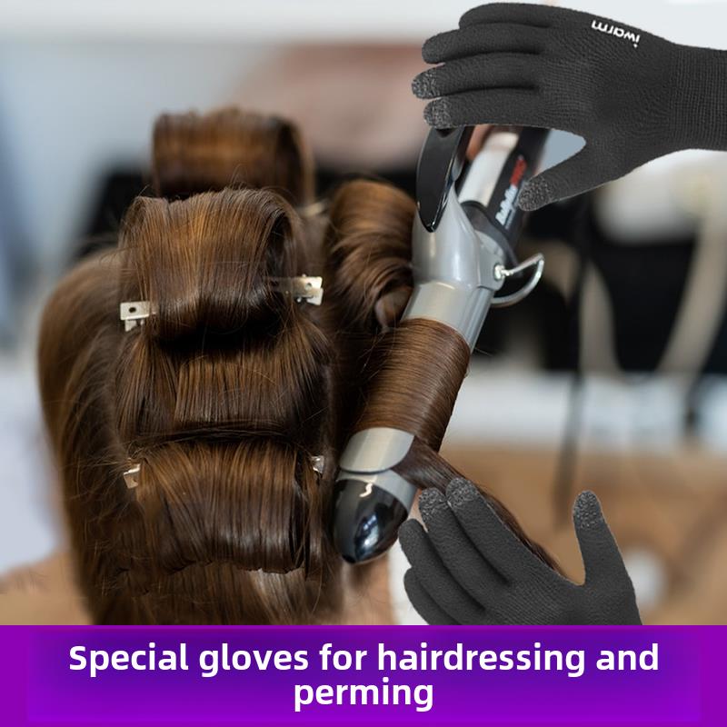 美发防烫手套卷发棒直发梳直发隔热耐热柔软亲肤防滑透气烧烤手套