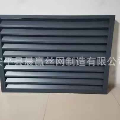铝合金外墙装饰防雨百叶 固定回风百叶排风口格栅外墙