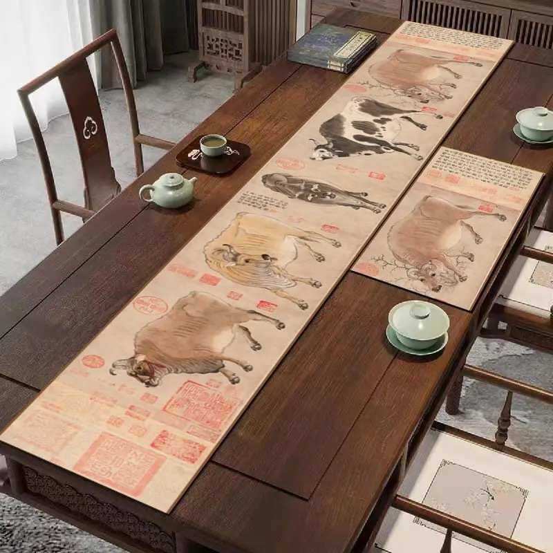 中式竹编竹制茶席茶道禅意功夫茶盘茶台配件防水竹席桌旗雅致,餐饮具,茶具礼盒,淘宝优惠券,粉丝福利购,淘宝优惠卷