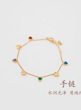 五台山国风新中式时尚镶钻手链女