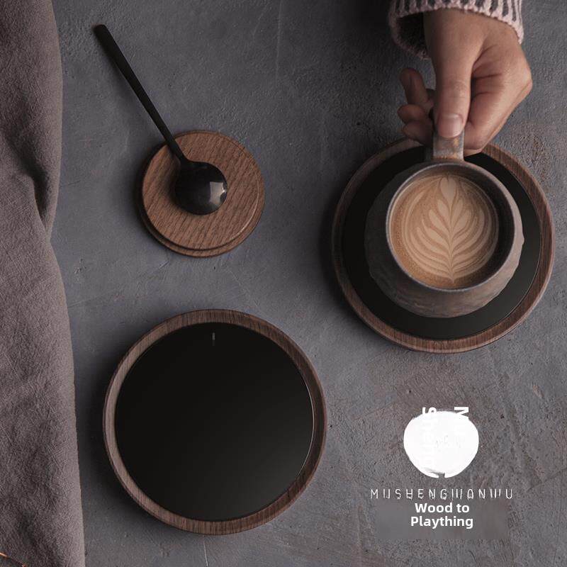 日式创意恒温宝套装保温加热杯垫牛奶咖啡底座时尚简约办公室暖杯