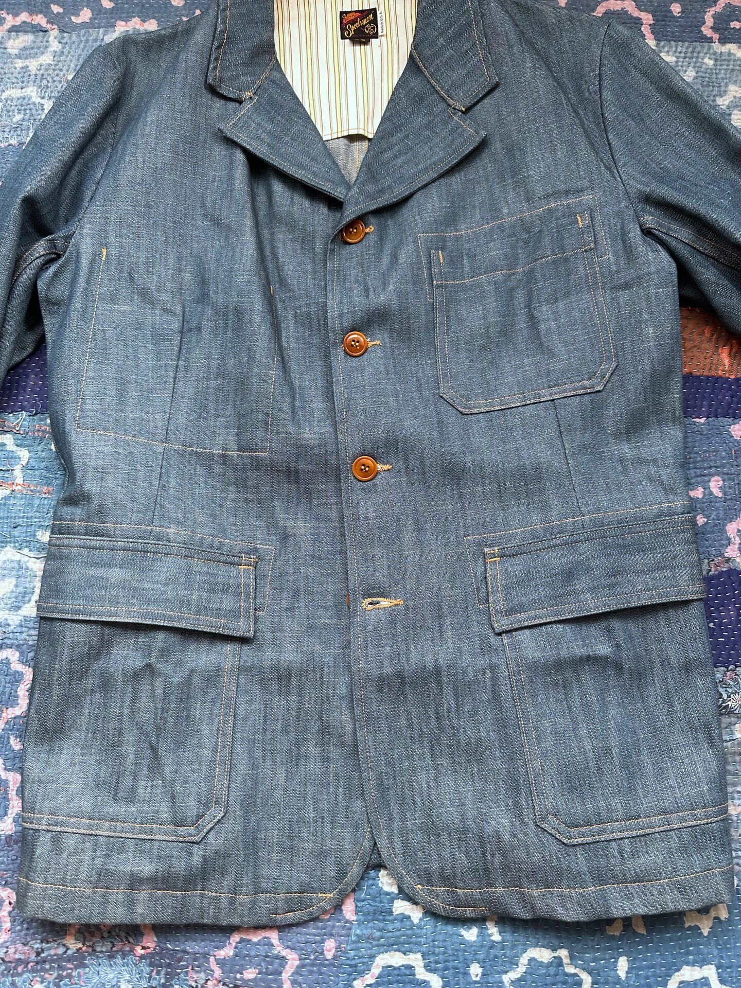 Mister Freedom Blue Denim Jacket — back