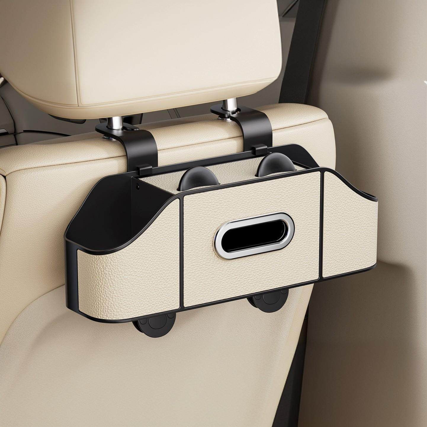 车载纸巾盒汽车座椅后背收纳盒新款车载后排置物架车用水杯架挂钩,汽车用品/电子/清洗/改装,车用纸巾盒/套,淘宝优惠券,粉丝福利购,淘宝优惠卷