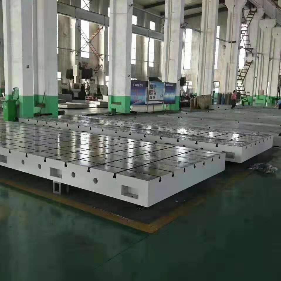 厂家直销铸铁平板装配平台T型槽平板焊接测量工作台加厚铸铁底座