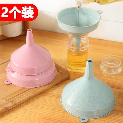 Large Plastic Kitchen Funnel with Wide Mouth for Filtering W