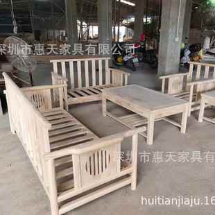 实木沙发胚沙白1 3沙发白茬贵妃发815白坯中客厅系列家 式 新中式