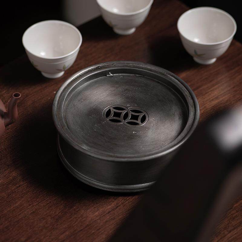 宝古锡老壶元承古sg027蓄水干泡台承茶盘壶垫功复夫茶具建水养壶