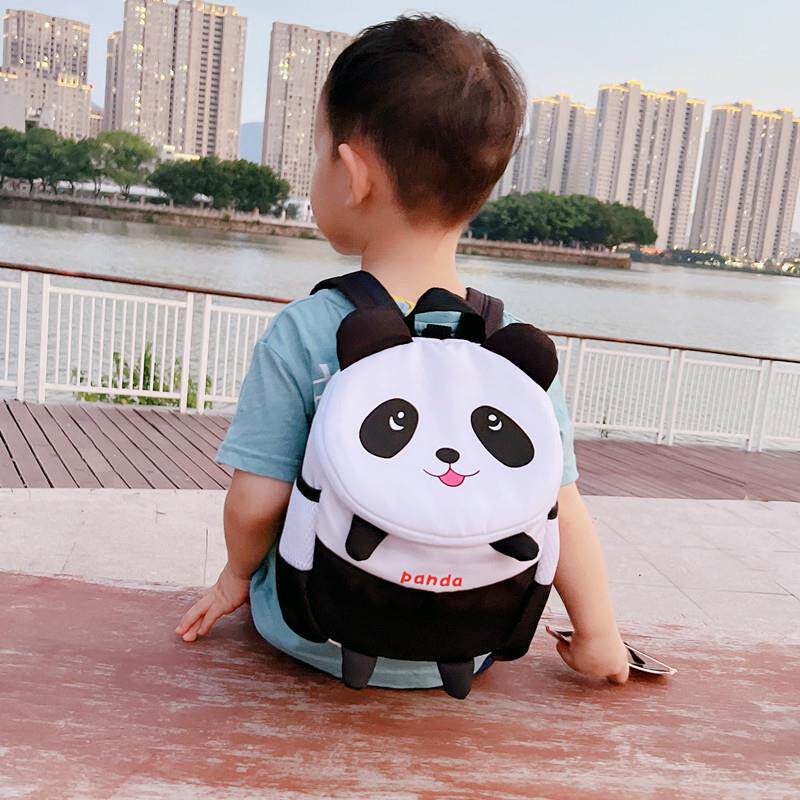 幼儿园书包男孩宝宝背包婴儿小包包男童轻便熊猫双肩包儿童防走失
