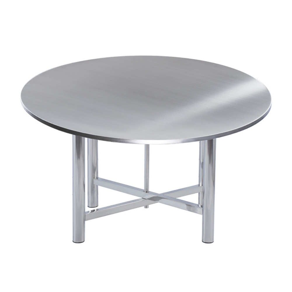 转盘搭配.酒店人折叠桌可坐8.圆桌20人面大圆米米12简易115不锈钢