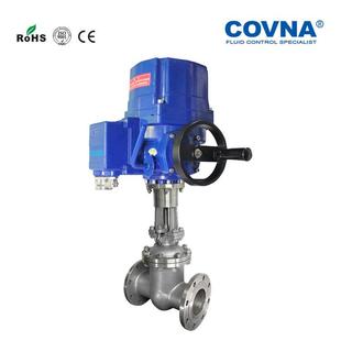 厂家不锈钢法兰电动闸阀AC220v防爆法兰电动截止阀换向遥控