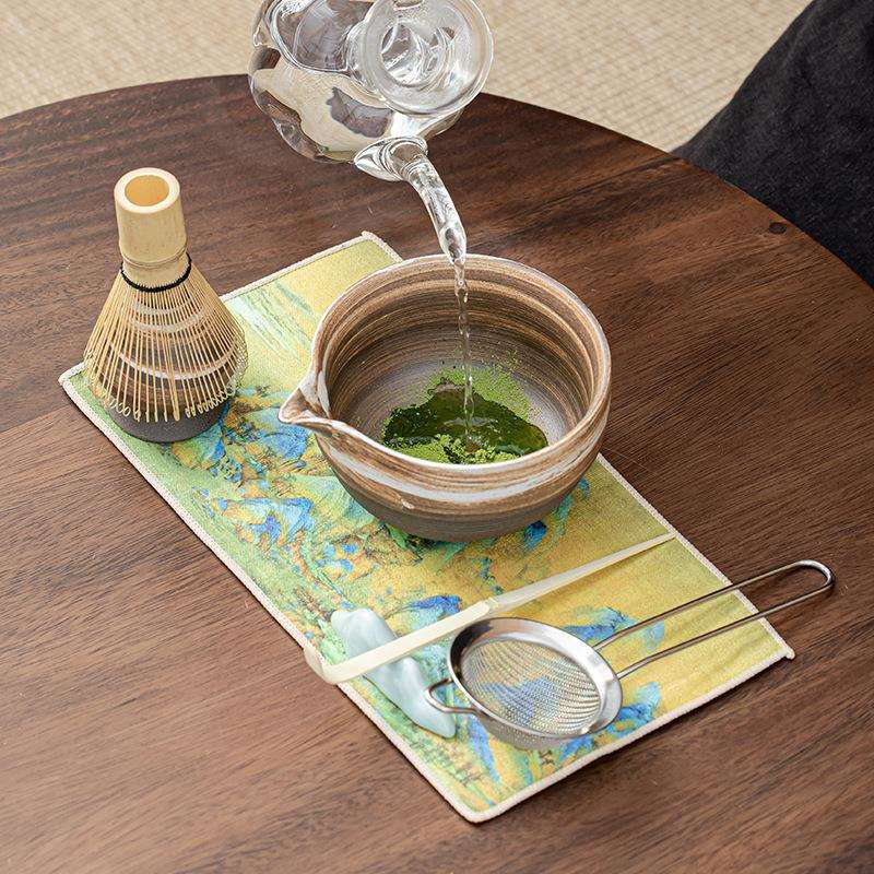 跨境新款日式抹茶器套装百本立打蛋器工具茶筅茶刷宋代点茶用具