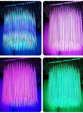 声控流星灯夜酒吧互动灯智能5050带控灯天幕氛围灯广告店防水点灯